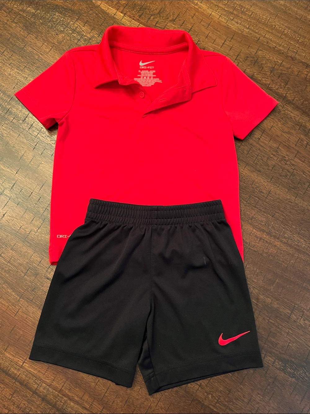 Nike Red Polo Athletic Set
